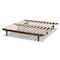 Baxton Studio Hiro Walnut Finished Wood Expandable Twin Size to King Size Bed Frame 168-10738 - alternate 2